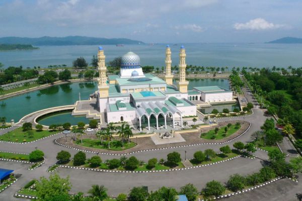 City Mosque Kota  Kinabalu  Sabah  Tourist Destination 